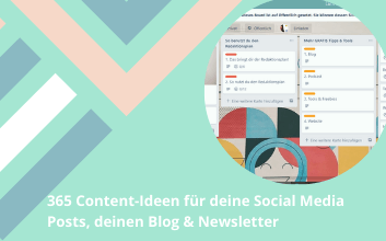365 Content-Ideen für deine Social Media Posts, deinen Blog & Newsletter