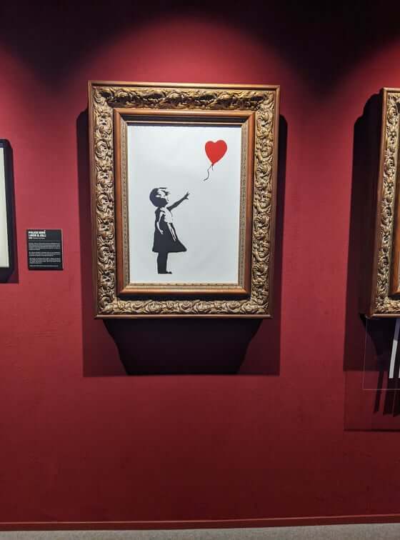 Banksy - Mädchen mit Herz