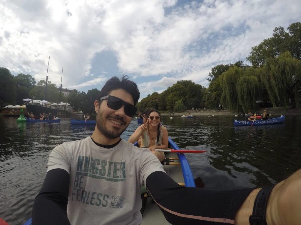 Kanufahrt auf der Spree